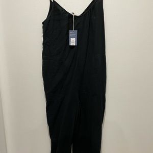 Black Gauze Jumpsuit, runs large